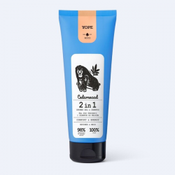 YOPE vyrų šampūnas ir dušo gelis 2in1 „Wood Cedar Tree“, 250 ml