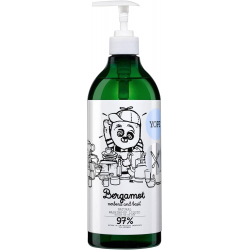 YOPE natūralus veganiškas indų ploviklis „Bergamotė ir bazilikas“, 750 ml